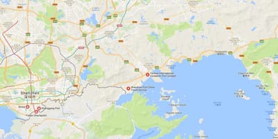 Best höfn kort