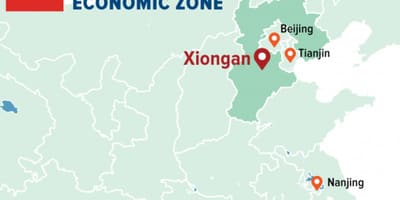 Kort af Shenzhen sérstakt svæði efnahagslegt